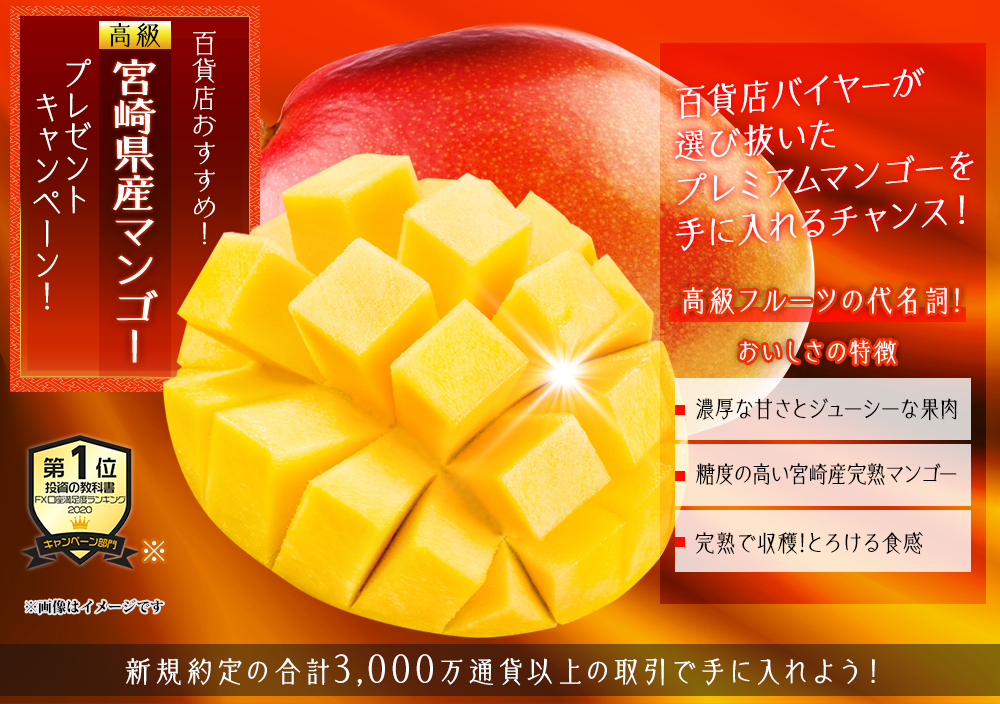 高級宮崎マンゴープレゼントキャンペーン!